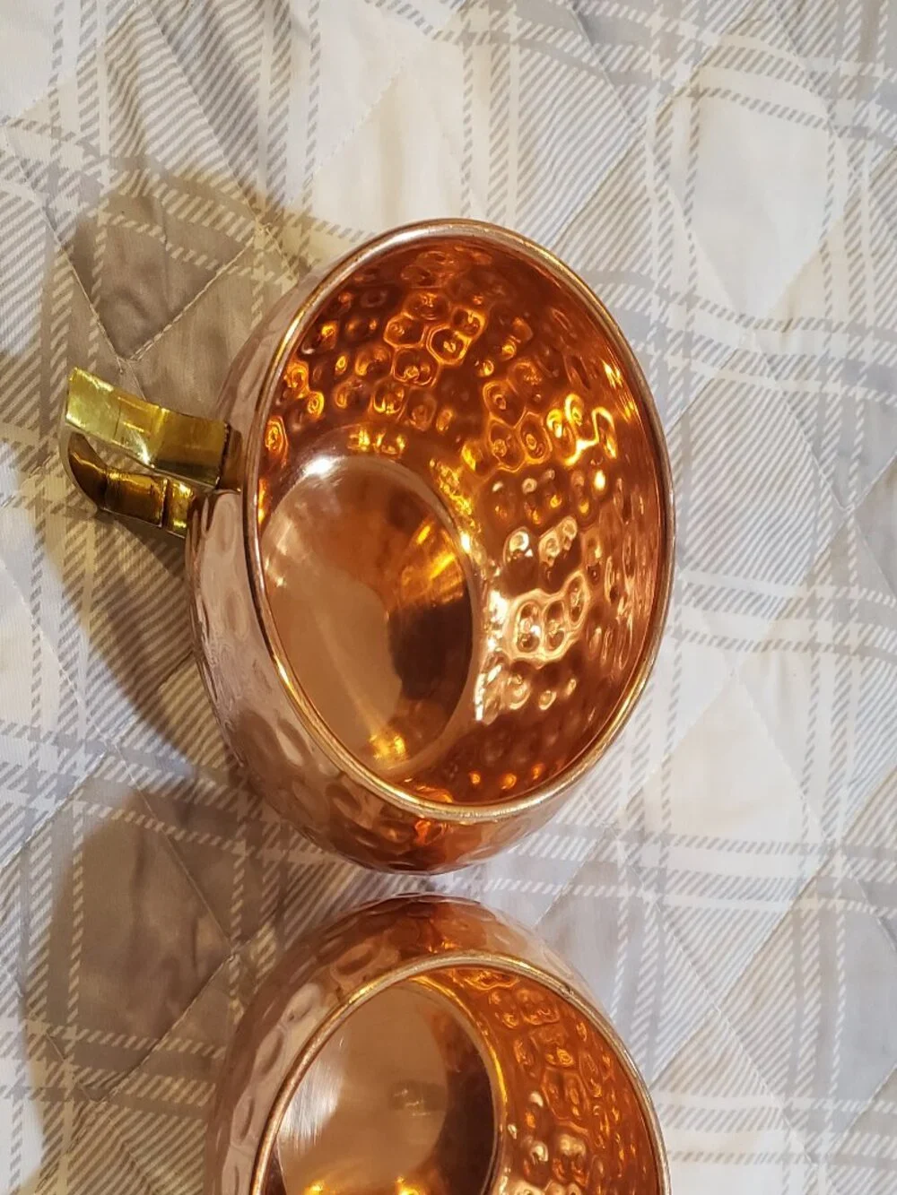 Two 16oz Copper Moscow Mule mugs